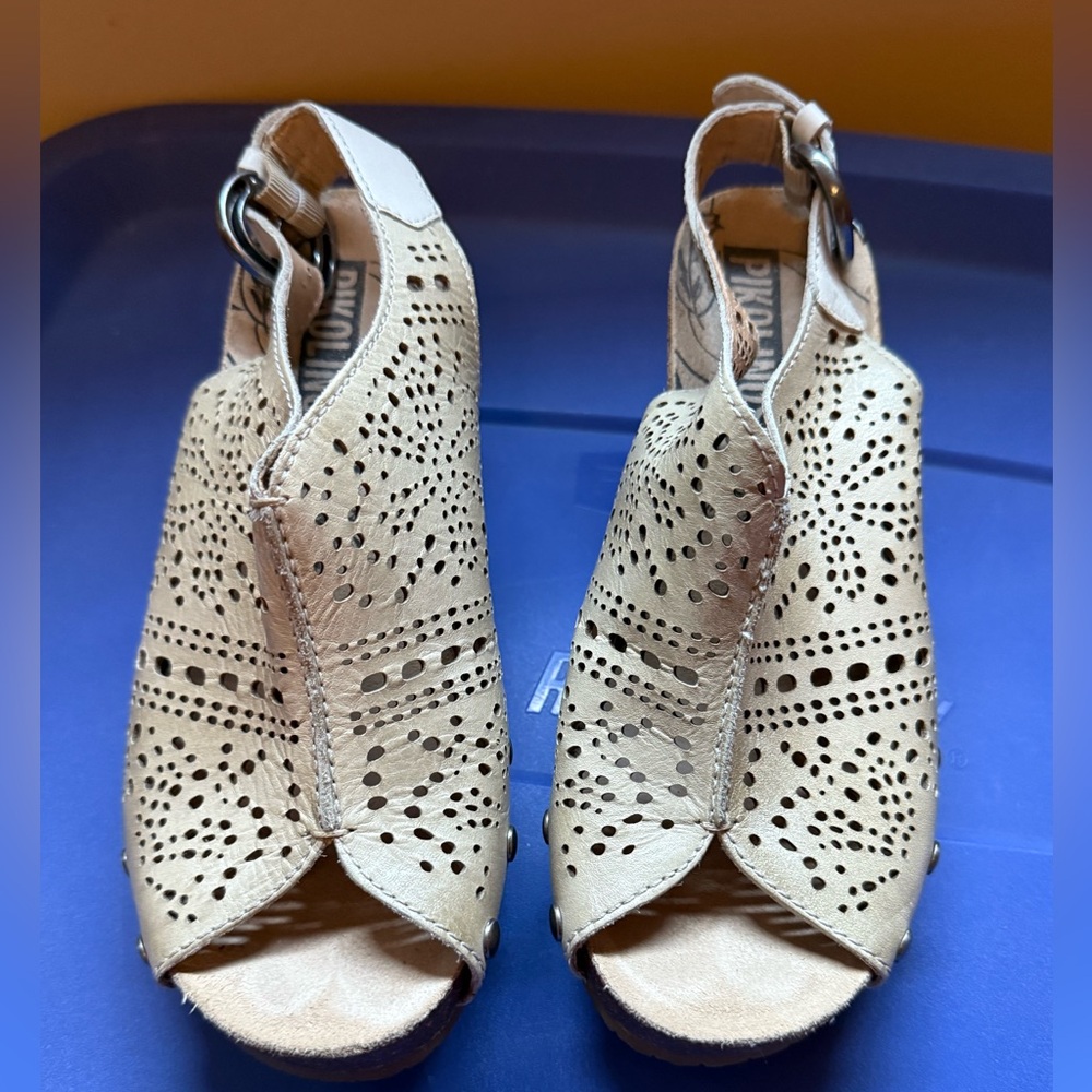 PIKOLINOS  Peep-Toe Mules